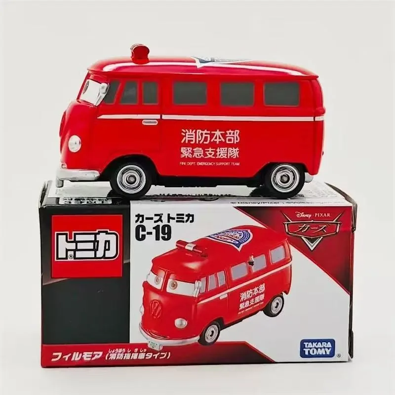 TAKARA TOMY Tomica Disney Cars C-19 Fillmore Feuerwehrauto Legierung Spielzeug Motor Druckguss Metall Modell Kinderspielzeug Geschenke