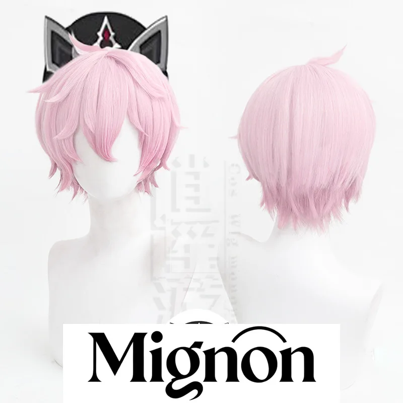 

Парик для косплея Genshin Impact Mondstadt Thalia, имитация кожи головы и стиль ветровой кошки с многослойными кудрями, подарок на Хэллоуин