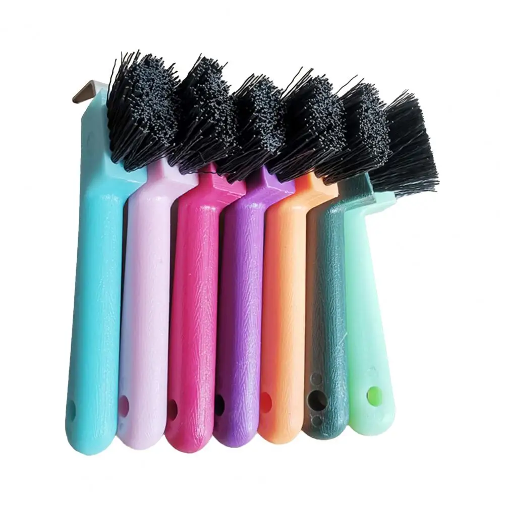 Horseshoe Brush Horse Hoof Tool Plastic Horse Grooming Horseshoe Brush for Professional Horse Care Cleaning Brush Equestrian