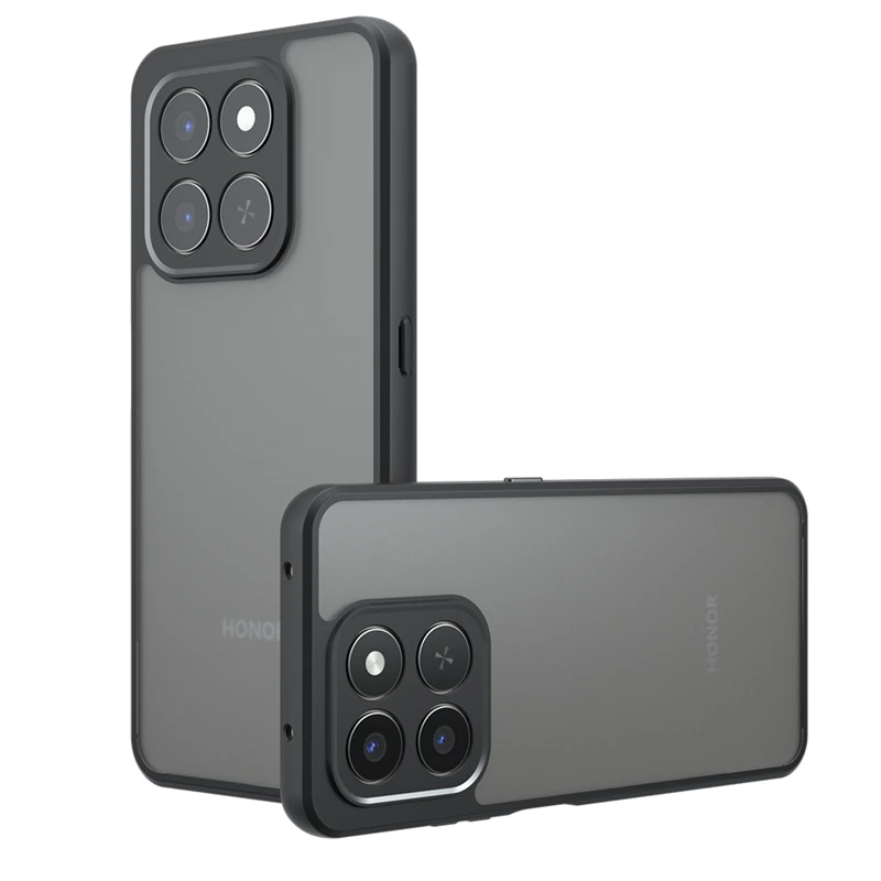 حافظة هاتف شفافة غير لامعة لهاتف Honor X7d حافظة مضادة للخبط ماتي PC غطاء خلفي كامل لهاتف Honor X7d حافظة لهاتف Honor X7d مقاس 6.77 بوصة