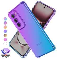 Four-corners Shockproof Gradient TPU Case for OPPO Reno 12 Pro 5G Reno 11 11F Reno12 Protective Cover Fundas Coque Capa