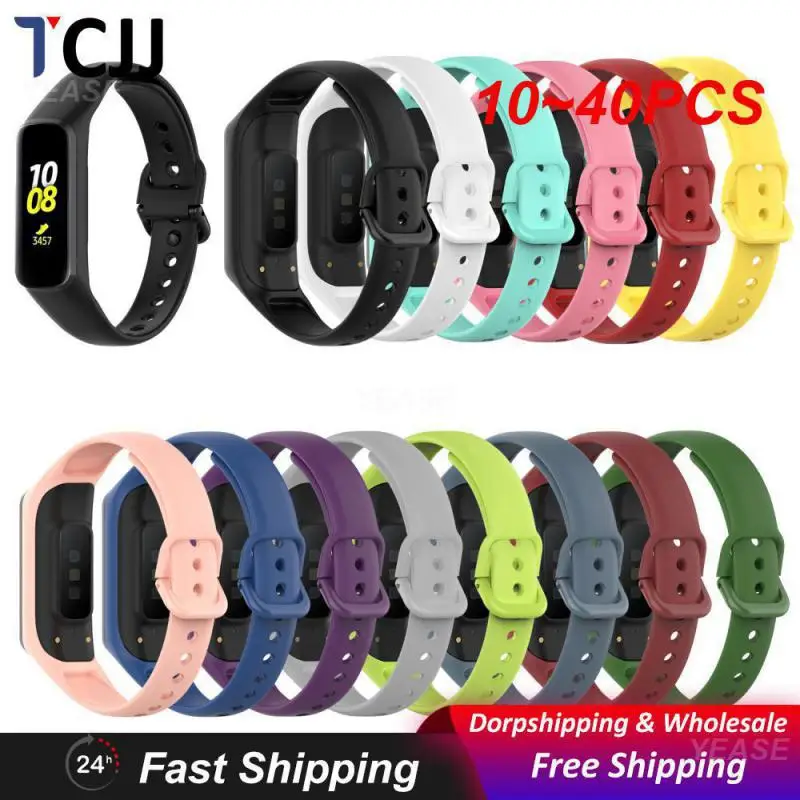 10~40PCS Wristband Waterproof Easy To Disassemble Silicone 14 Colors. Smart Wearable Accessories Strap Comfortable To Wear