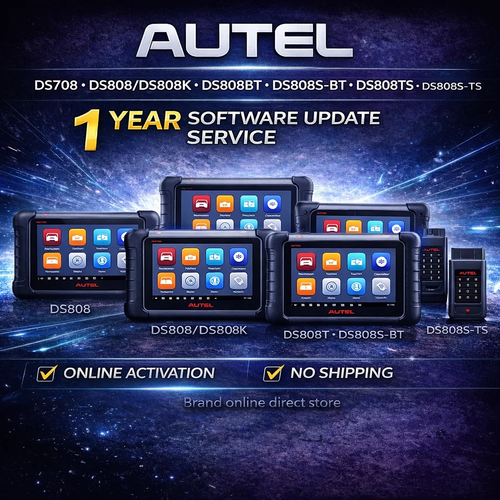 

Подписка на 1-летнюю подписку на обновление программного обеспечения для серий Autel DS708, DS808, DS808K, DS808BT, DS808S-TS