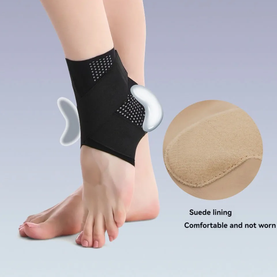 AOLIKES Ankle Brace,Compression Ankle Support,for Men and Women with Sprained Ankles, Ankle Wrap Stabilizing Ligaments