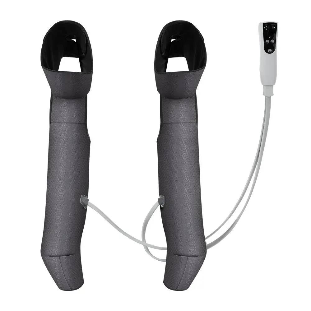 

Air Compression Full Leg Massager for foot Calf Thigh Knee 3 Modes 3 Intensities for circulation Booster Pain Relief Deep