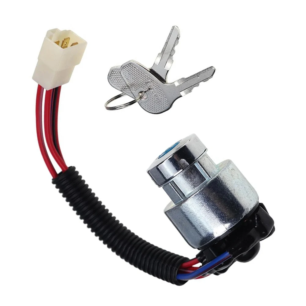 For Kubota Tractor Ignition Switch TC020-31820 TC020-31822 w 2 Keys Compatible with L2501D L2800HST L3400H L3800H