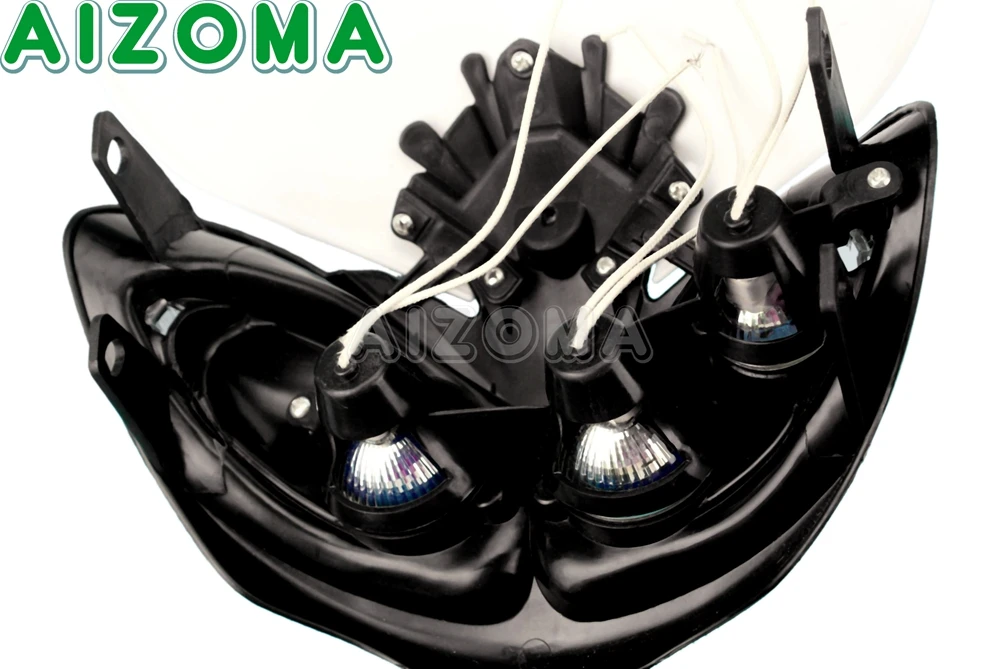 Universal Motocross Headlight LED Enduro Lights For Kawasaki KX KLX KXR KXF KMX Dual Sport Dirt Bike Supermoto Headlight Fairing