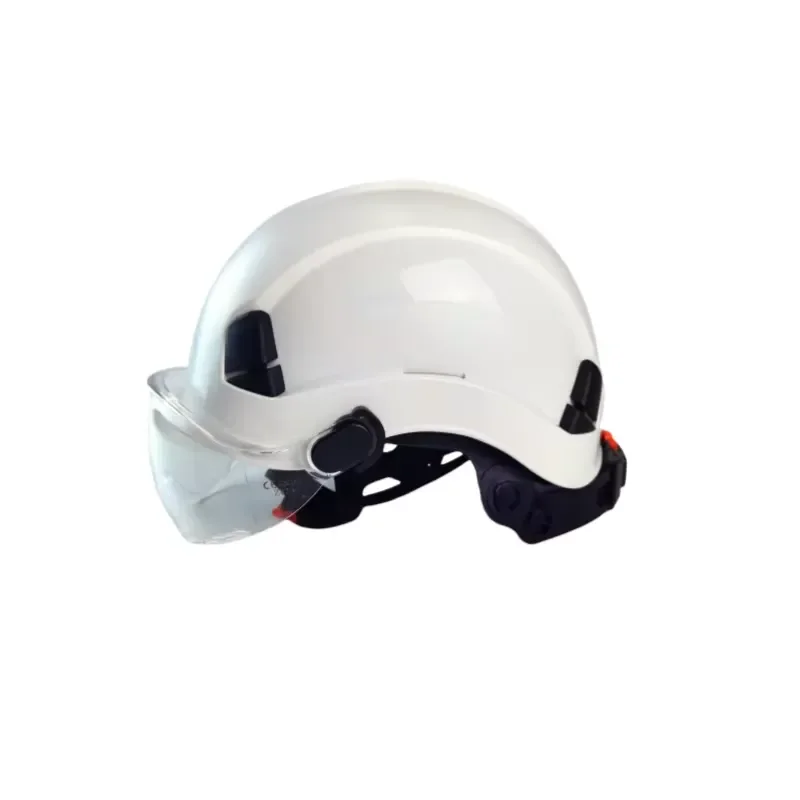 OEM Customizable ABS PPE Industrial Construction Hard Hat Safety Helmet with Visor EN397 Certified-Wholesale