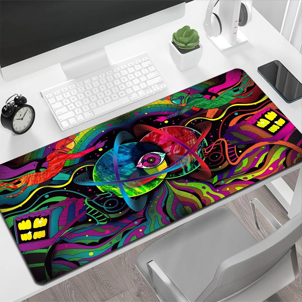 Travis Scott Astroworld Large Mouse Pad Gaming Mouse Pad PC Gamer Computer Mouse Mat Big Mousepad XXL Carpet Keyboard Desk Mat