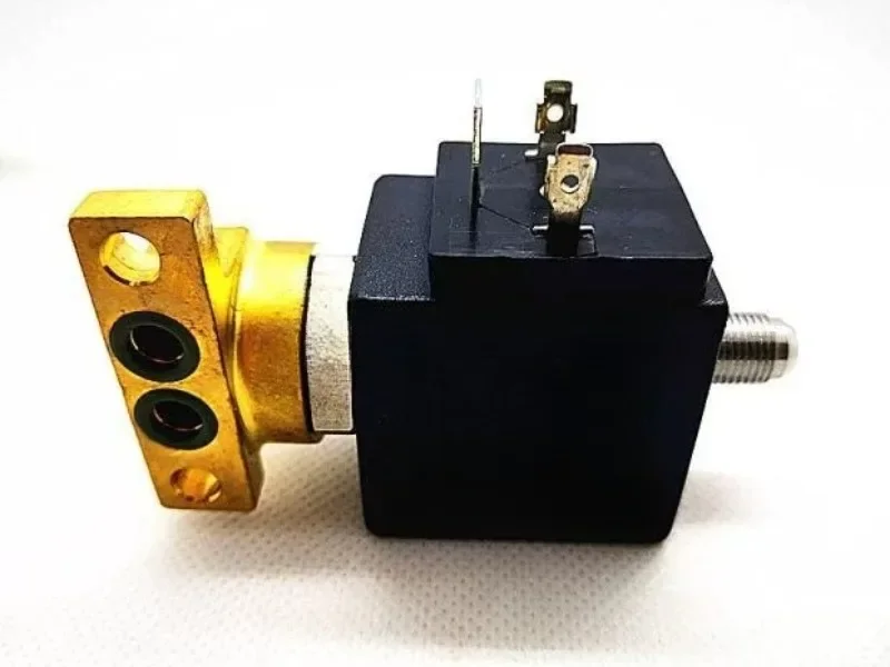 Magnetventil For Italian Coffee Machine Accessories Imported Three-way Right-angle Brewing Head Solenoid Valve Wasser und Dampf — Detail 3