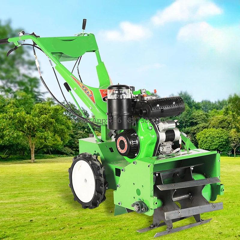 5 In One Gasoline Weeding Machine Weed Slicing Making Machine Rotary Tiller Weeding Machine