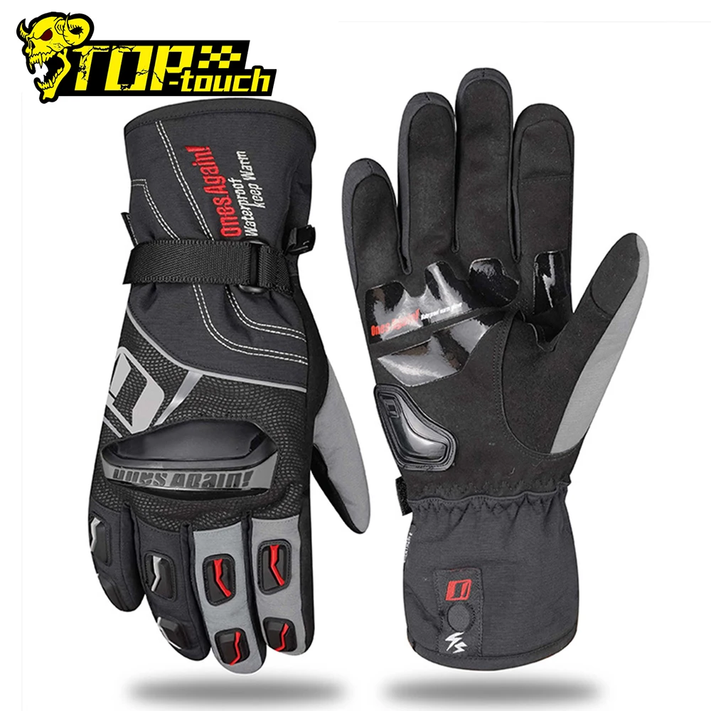 

Winter Motorcycle Waterproof Warm Gloves Riding Locomotive Off-road Anti Fall Windproof Touch Screen Knight Equipment Long