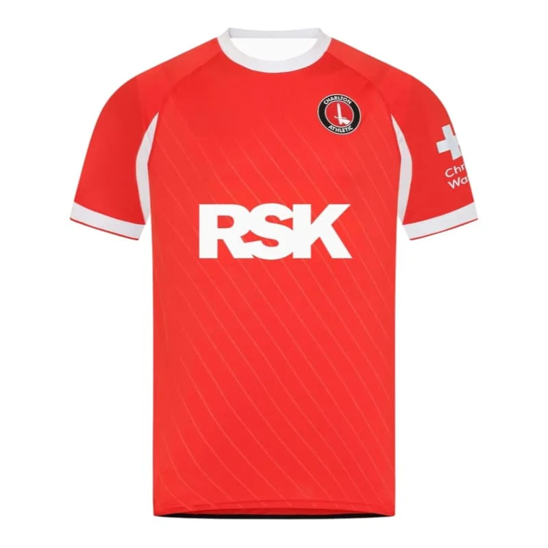 Neue Charlton Athletic Heim- & Auswärtstrikots für die Saison 2026-27 – Atmungsaktive T-Shirts für Erwachsene & Kinder (Fanbekleidung / Familien-Matching) – Detail 5