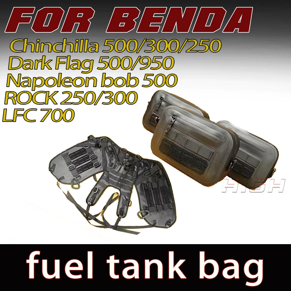 Fuel tank vest side bag suitable for BENDA Dark Flag 500 950 LFC 700 ROCK 250 300 ChinchiLLa Napoleon bob 500