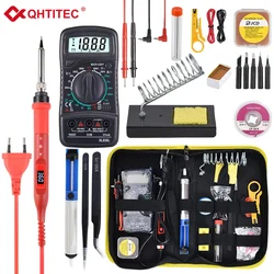 Jcd 80W Elektrische Soldeerbout Met Multimeter Laskit Instelbare Temperatuur Lcd Digitaal Display Multifunctionele Button908u