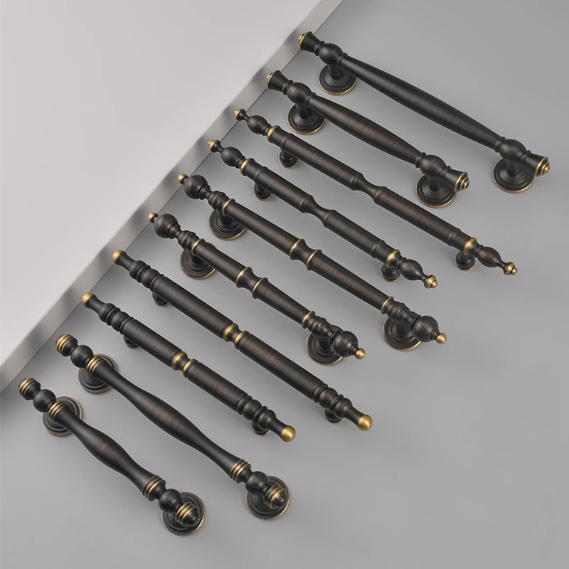 French Style Cabinet Handles Vintage Drawer Pulls for Wardrobe Closet Door