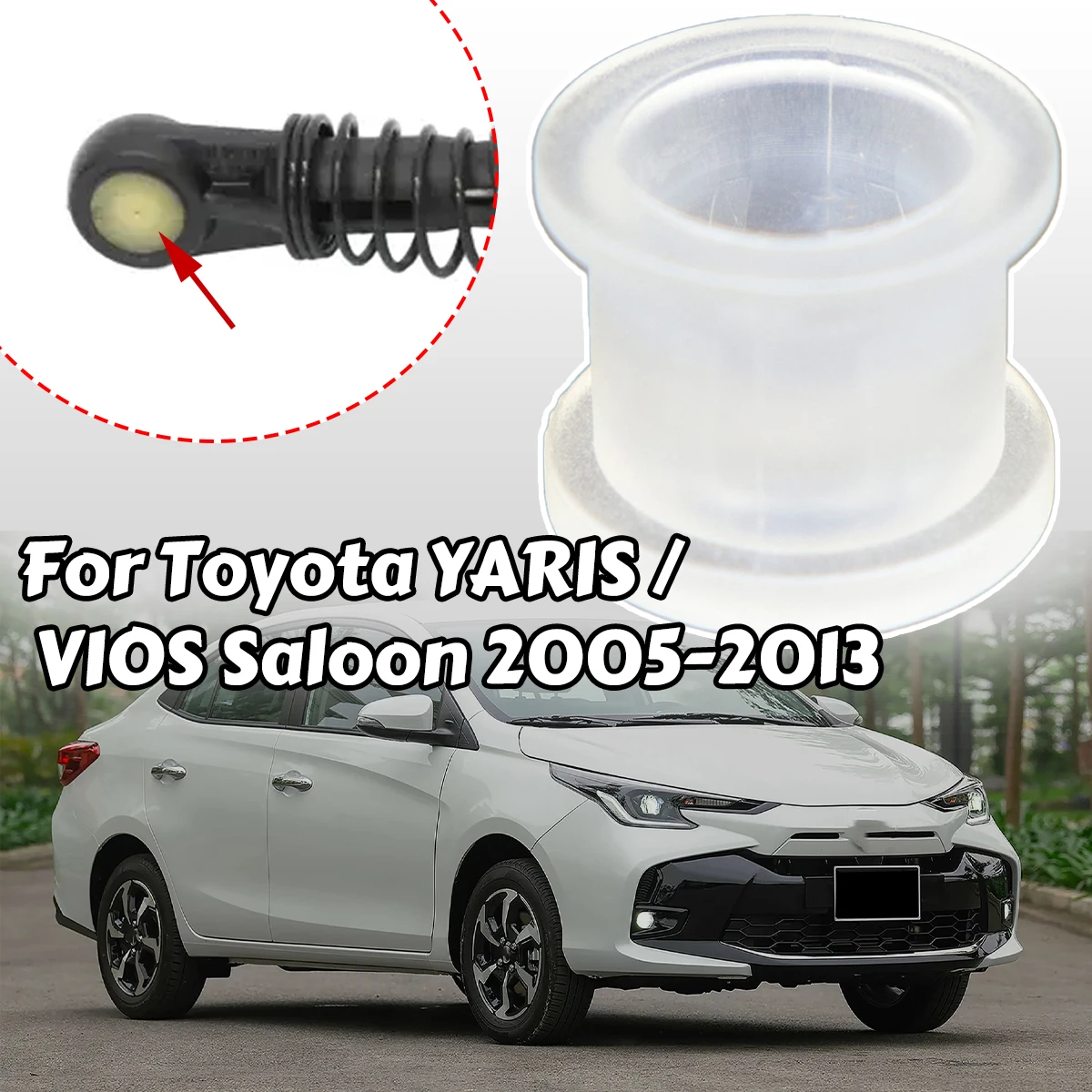 

Manual Gear Shift Cable Linkage Bushing For Toyota YARIS / VIOS Saloon Gearbox Shifter Lever Connect End Joint 2005 2006-2013