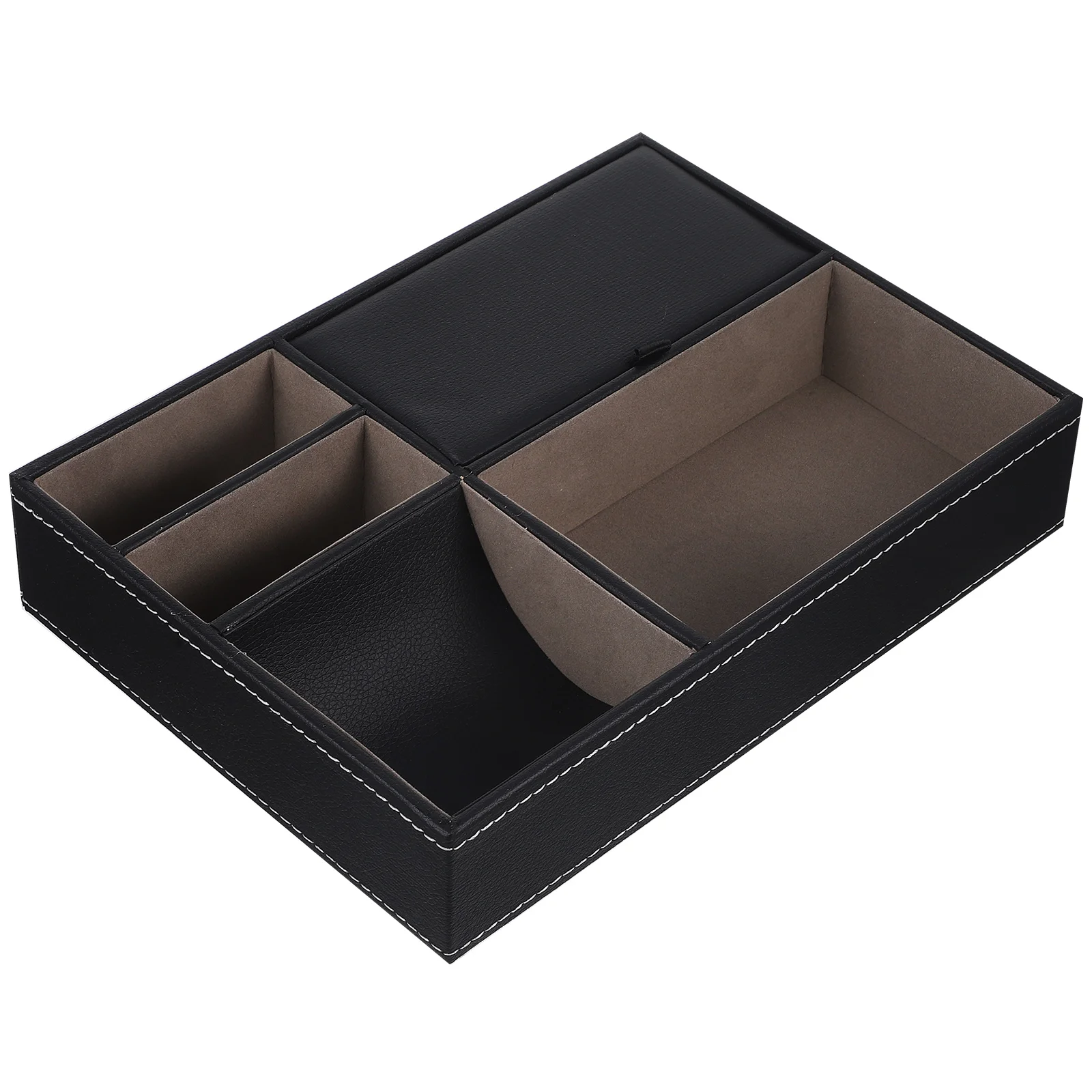 

Black Storage Box for Necklace Ring Jewelry Wallet Watch ganizer Retro Style Treasure Case Bedside Decorative Holder