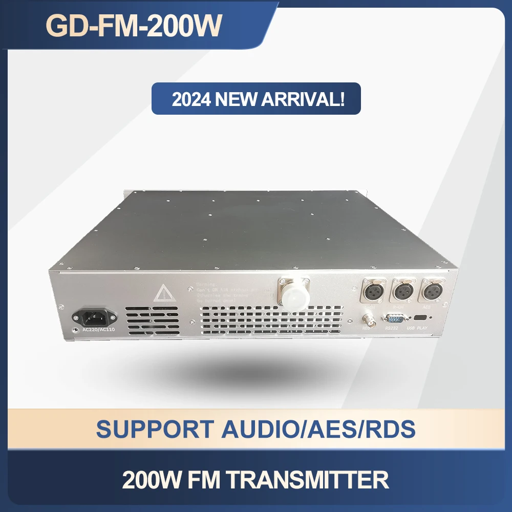 

200W 200 Watt FM radio transmitter FM transmitter professional FM transmitter for radio broadcast