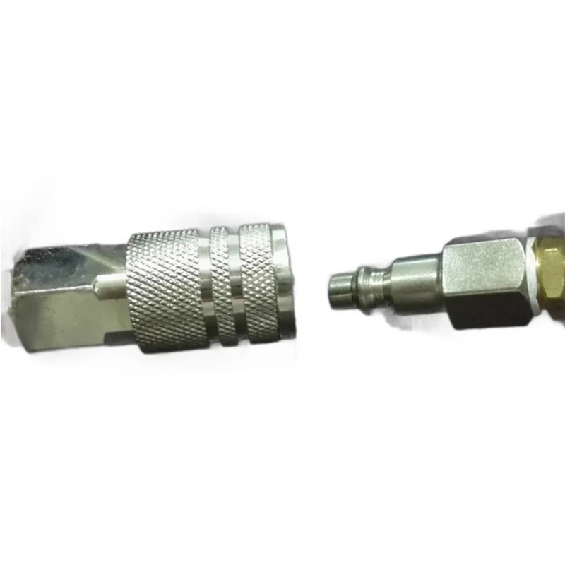 خرطوم هواء A64Z، خرطوم ضاغط هواء نكص من البولي إيثيلين بطول 25 قدمًا مع مقيد بيند، توصيل سريع من النحاس النقي الصلب 1/4 #6