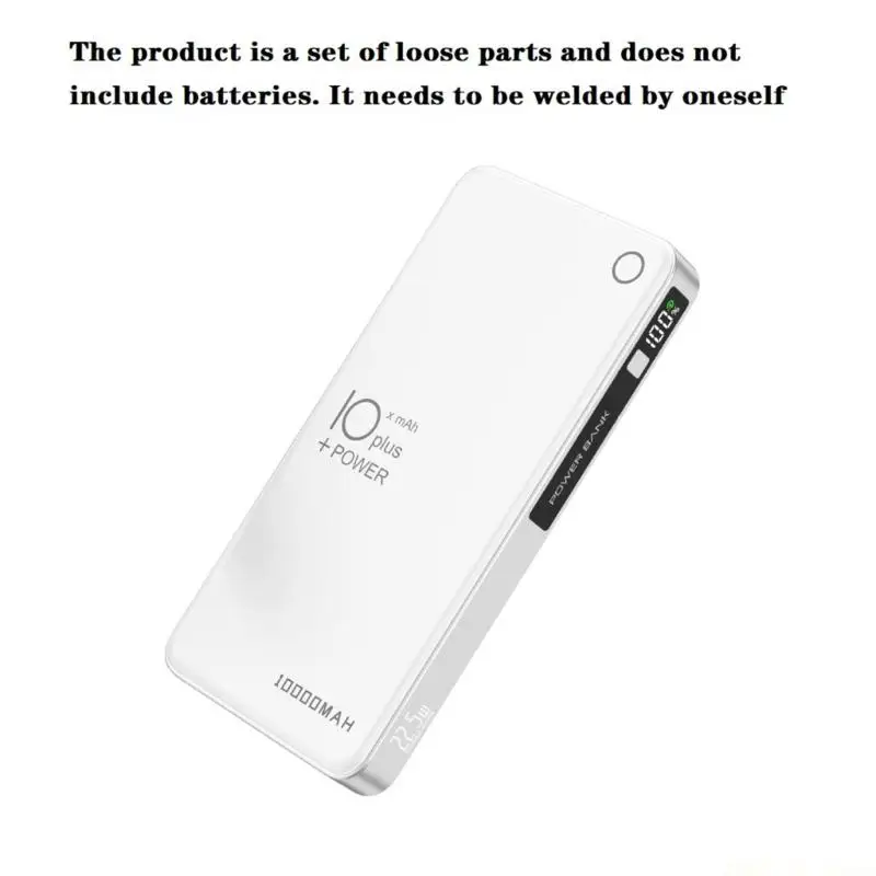 M5TD 22.5W Power Battery Enclosure Case for Easy Assembly Without Battery Cells DIY Project Fast Speed Charging