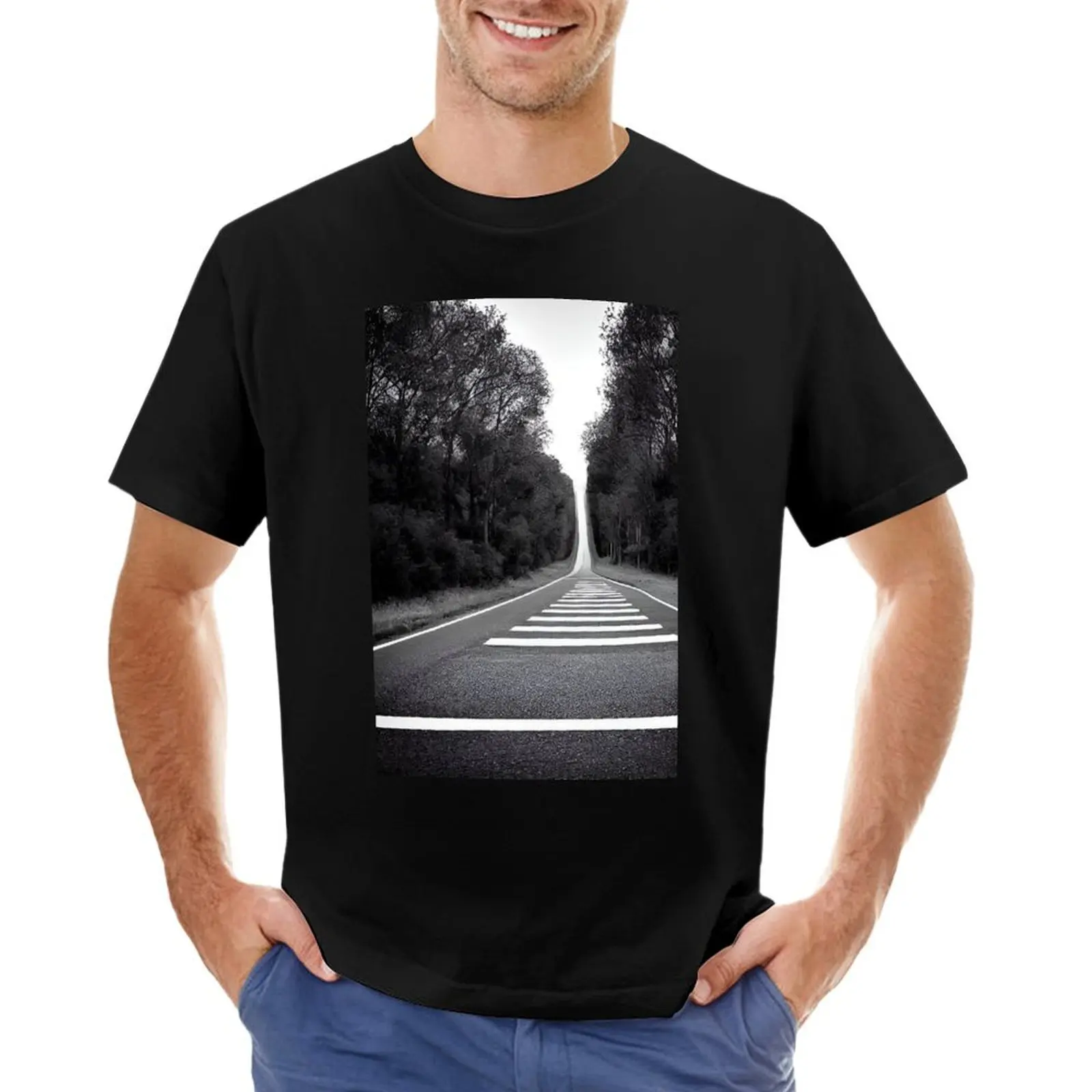 

Road to Nowhere T-Shirt quick-drying basketball graphic tees boys animal print vintage clothes outfits for men