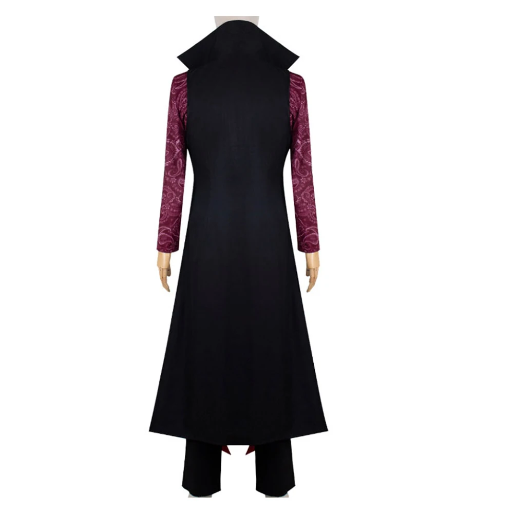 Dracule Mihawk Cosplay Anime Piece Fantasy Costume adulto uomo giacca pantaloni cintura abiti Halloween Carnival Fantasia travestimento vestito