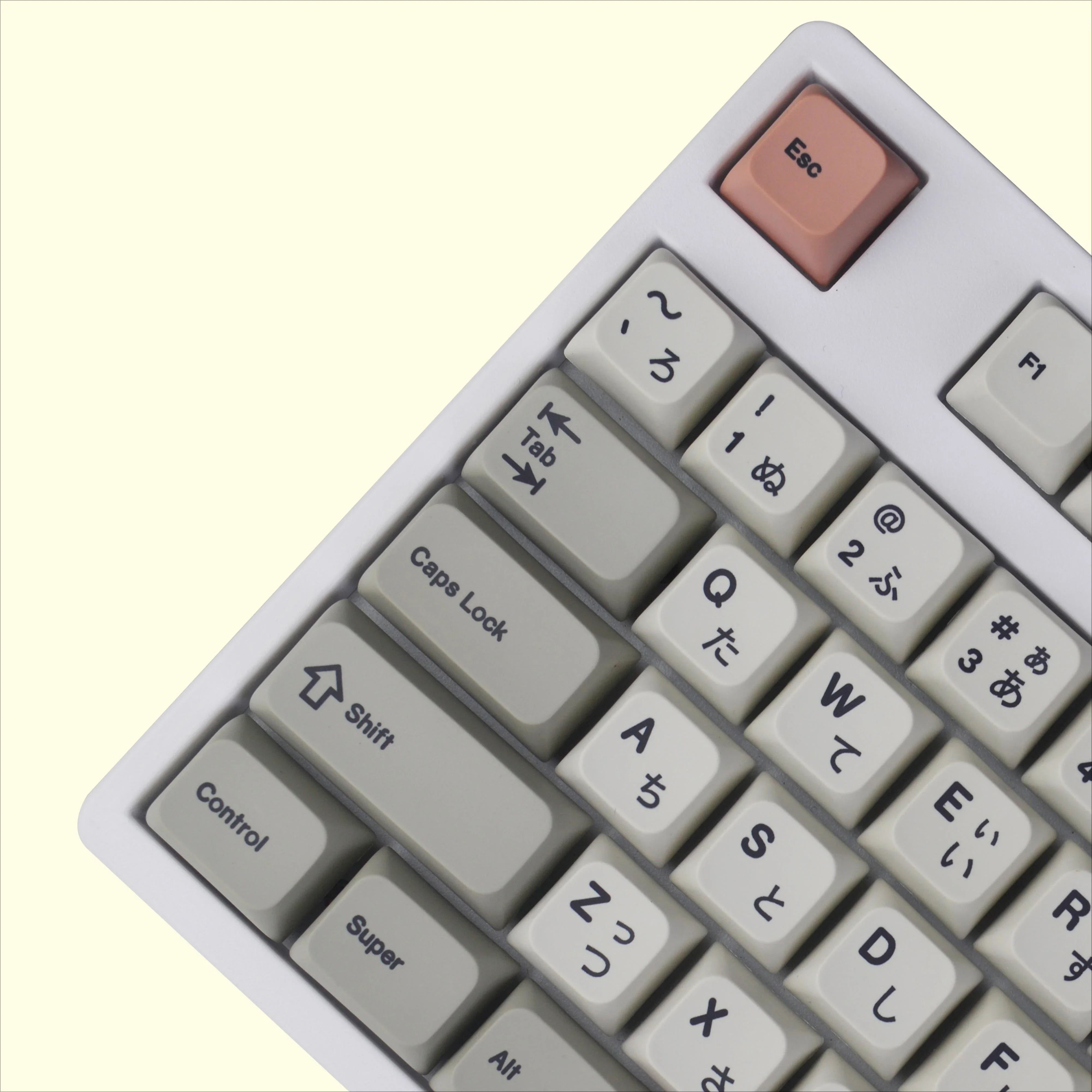 

Retro PBT sublimation keycap XDA height 138 keys small full set, suitable for mechanical keyboard