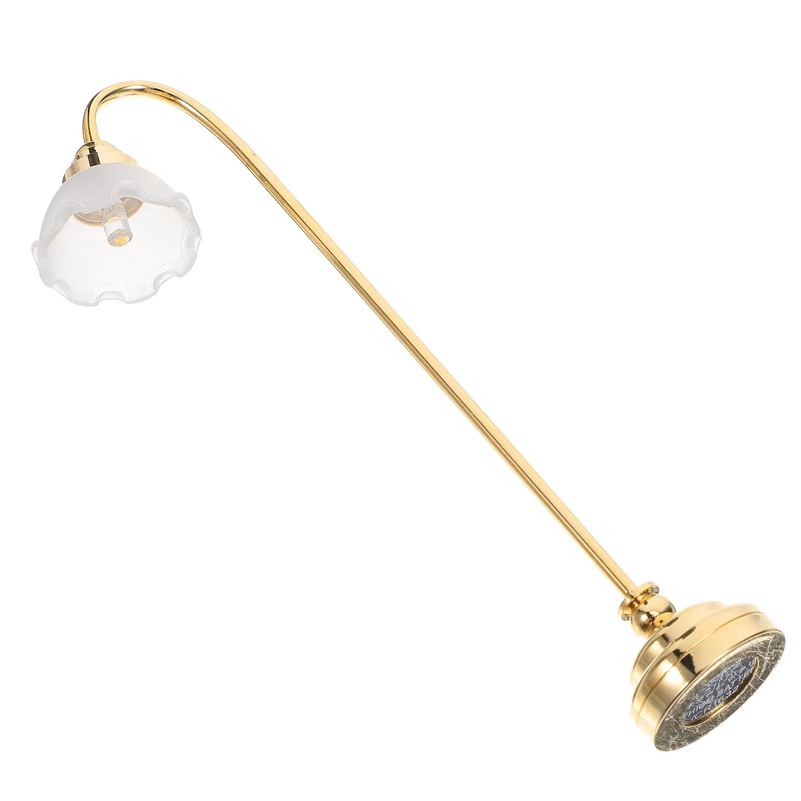 

Miniature Mini Lamp Decorative Bedside Light Safe Smooth Surface Ideal for Miniature House Furniture Photo Prop Accessory