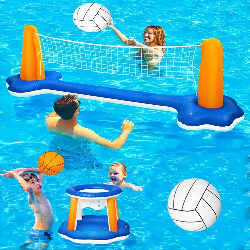 3m Pvc Water Volleyball Stand, Basketball Stand, Water Entertainment Props For Adults And Children, Outdoor Bath Accessories New