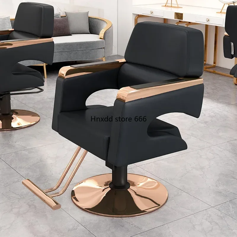 Professional Barbers Armchairs Portable Aesthetic Pedicure Hairdressing Chair Backrest Mocho Cadeira Barber Equipment