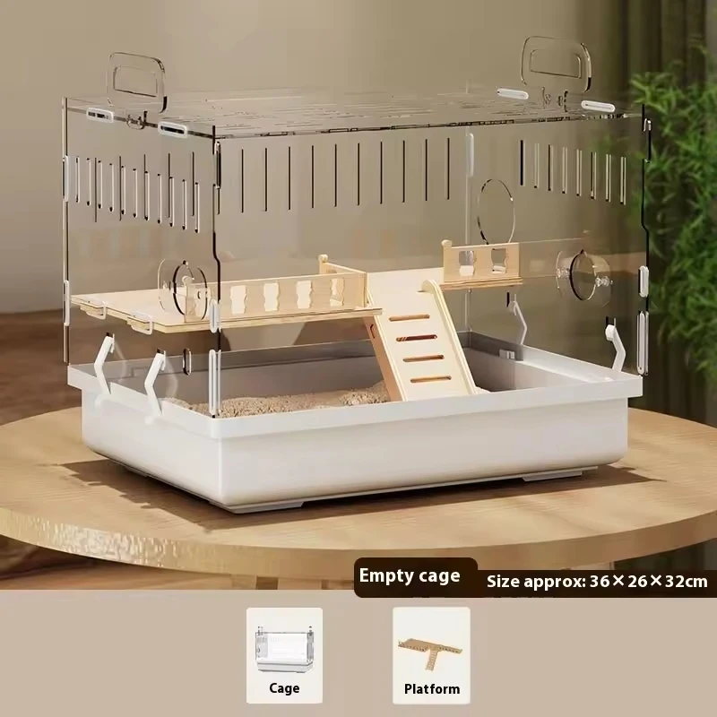 Hamster cage oversized villa beautiful luxury golden bear special cheap big house acrylic transparent feeding cage