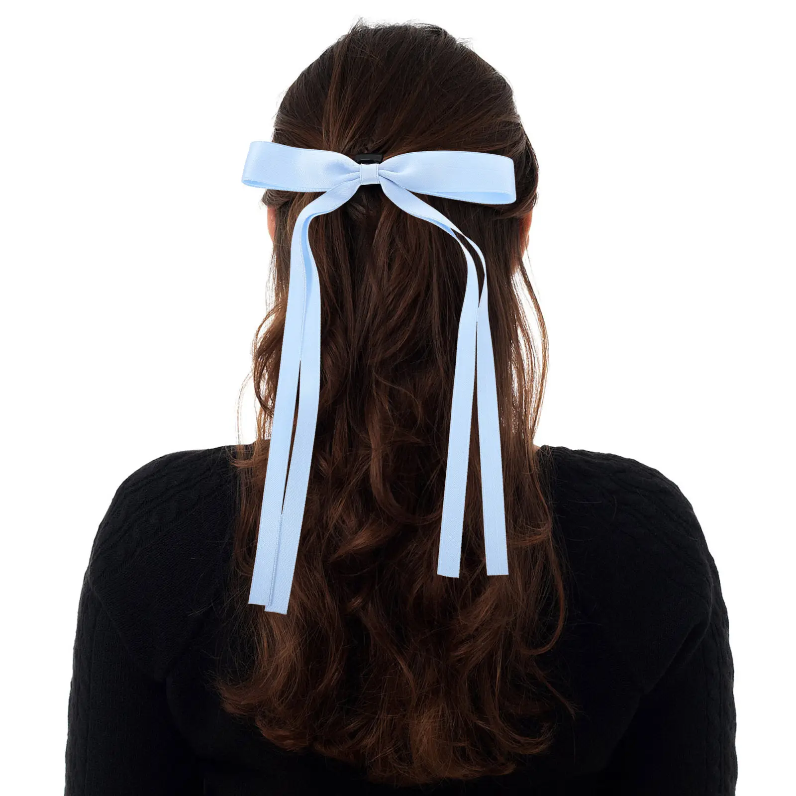 

Набор из 6 металлических заколок для волос с кружевными бантиками для женщин: элегантные заколки-бантики для вечеринок, дней рождения, свиданий и повседневного использования