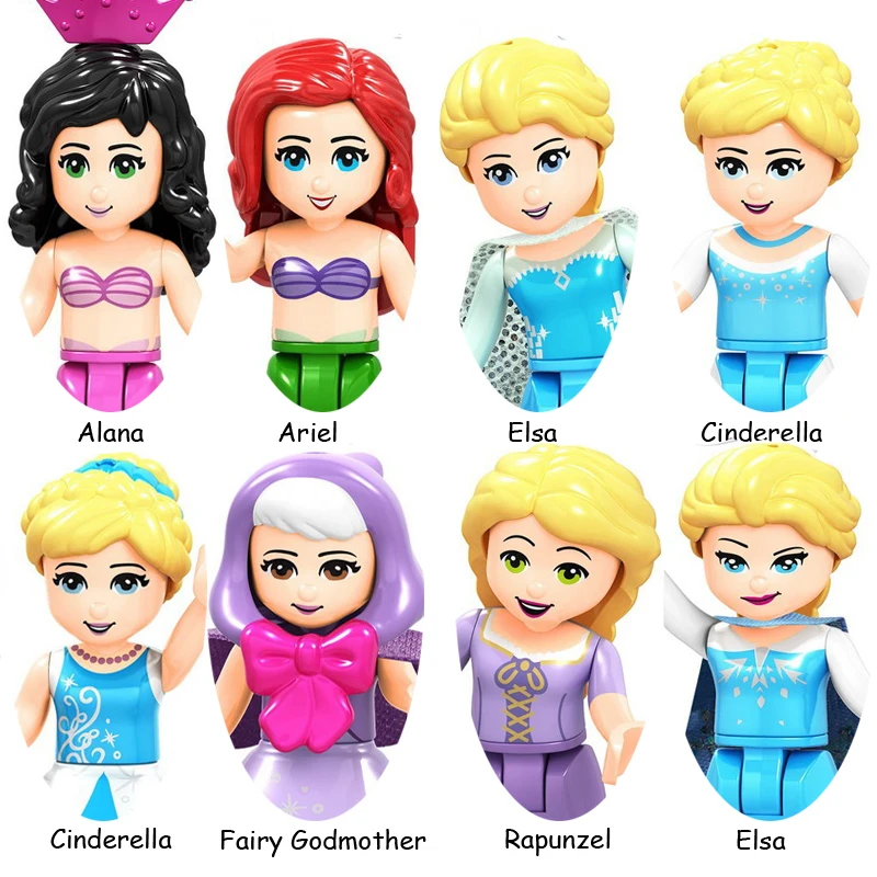 فتاة الأميرة ميا أوليفيا إيما أندريا مارتينا ستيفاني كيت أورسولا مالفيسنت نموذج اللبنات تنوير لعب للأطفال #2