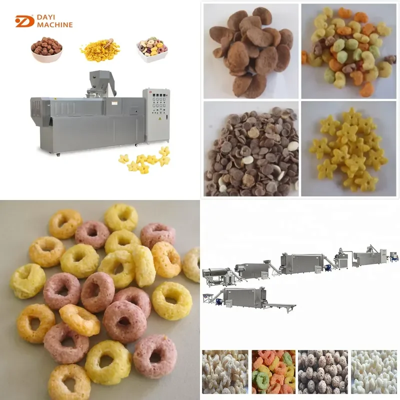 Small Corn Flake Maker Breakfast Cereal Processor Machine for Home Use Automatic Corn Flakes Making Equipment