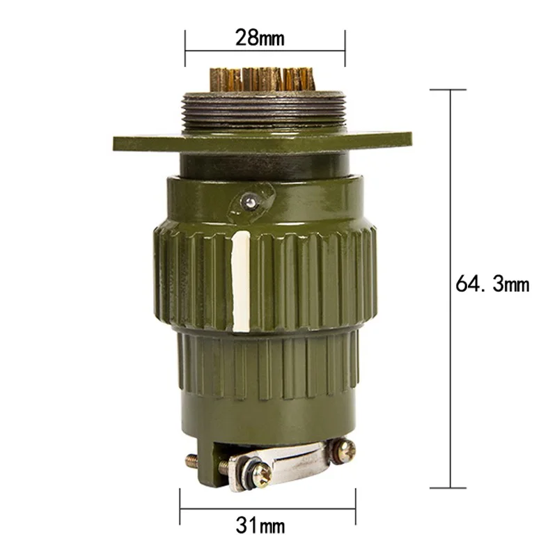 21mm Y2M YP21 2/3/4/5/7/10/14/16 Pin aviation plug aviation socket cable joint Aviation Connector Plug socket