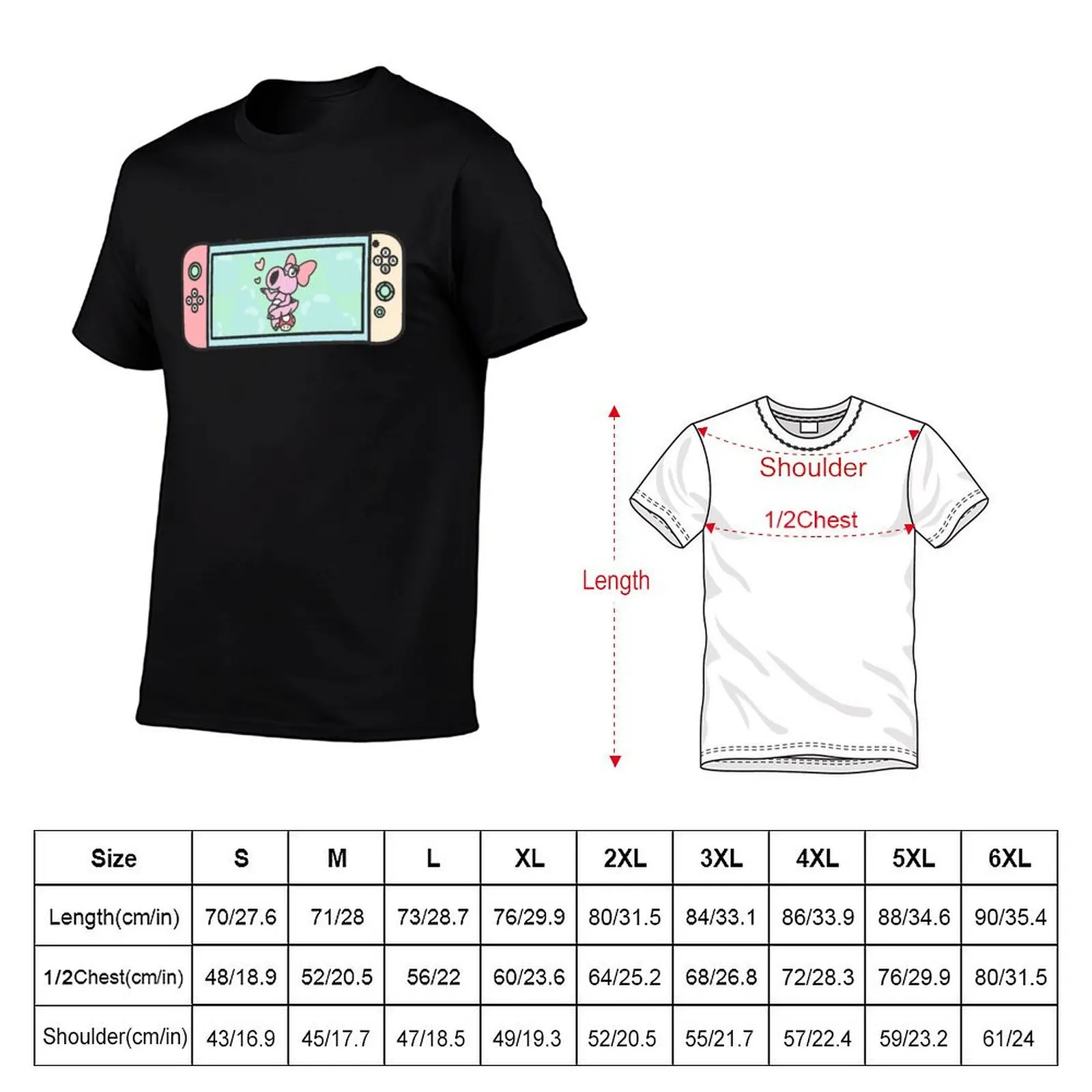 Birdo Mushroom Kiss Switch T-Shirt Fitness Quick Dry Short Sleeve Top T-Shirt