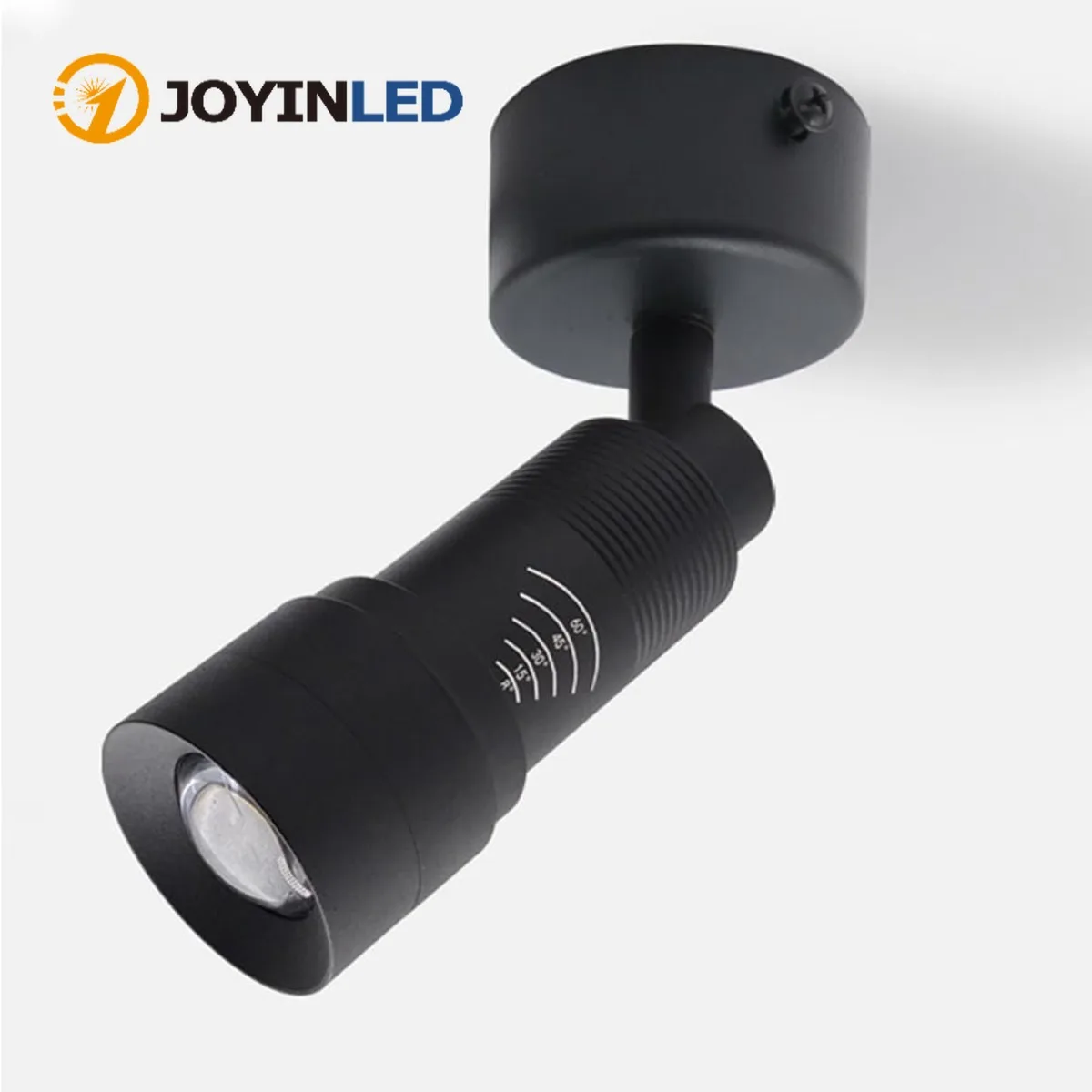 JOYINLED Adjustable Ceiling Spotlight-Directional LED Track Light for Gallery Artwork Display Aluminum Lamp Commercial Lighting