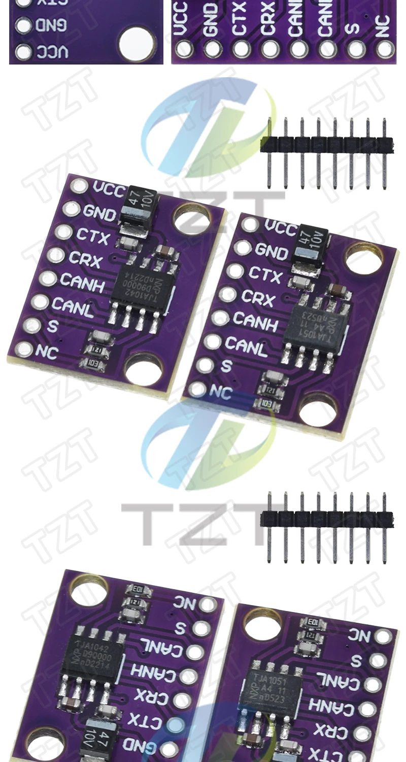 TZT 1/3PCS TJA1042 TJA1051 Hochgeschwindigkeits-Transceiver-Modul mit geringem Stromverbrauch und CAN-Transceiver-Modul TJA1051T TJA1042 für Arduino – Detail 5