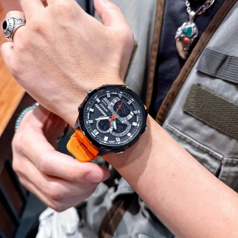 

Водонепроницаемые часы, цифровые часы с секундомером для мужчин, цифровые часы, спортивные светодиодные наручные часы