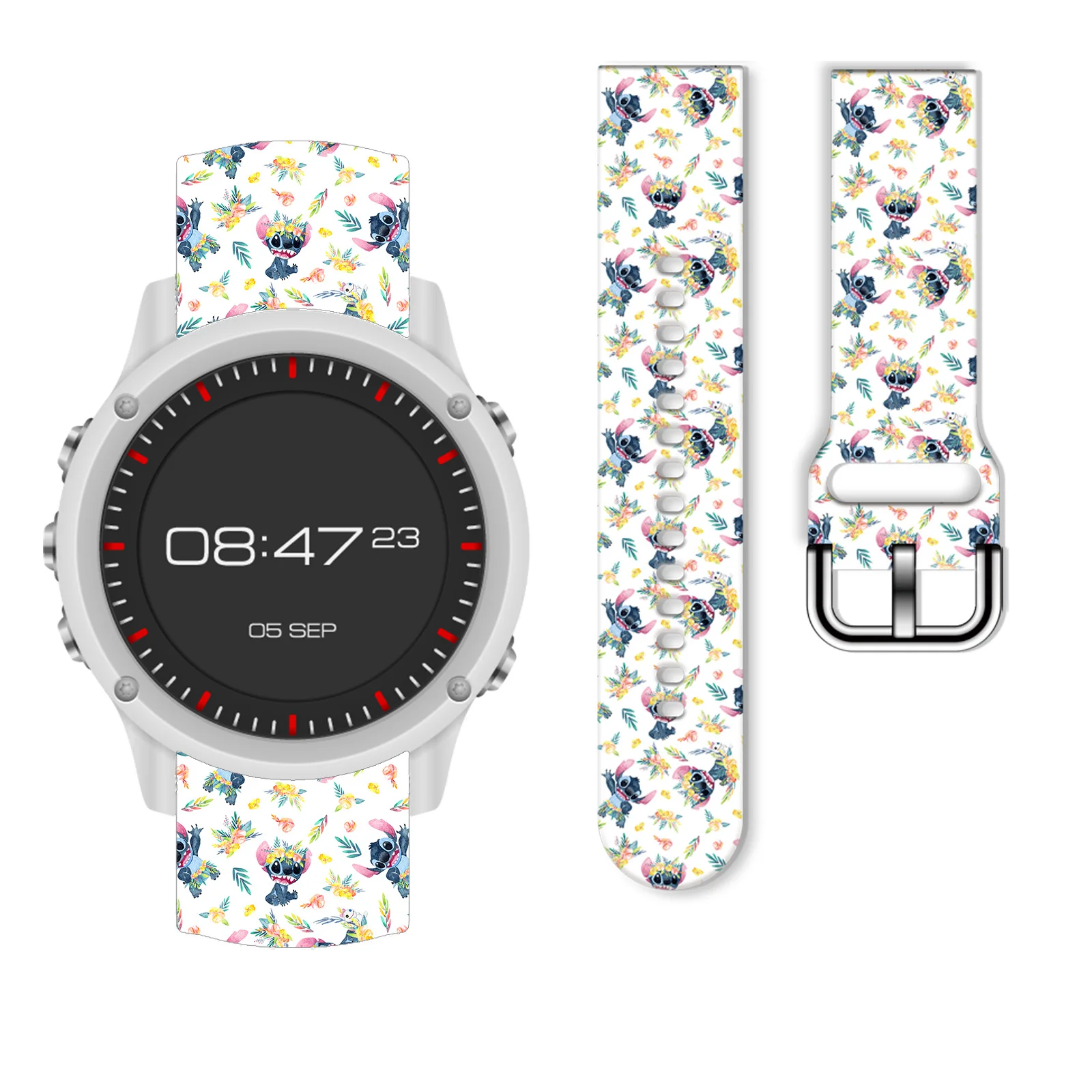 

20mm Stitch New Series 1 Strap for Samsung Galaxy Watch 7/6/5/4 40mm 44mm Band Replaceable Bracelet for Xiaomi Amazfit Watchband