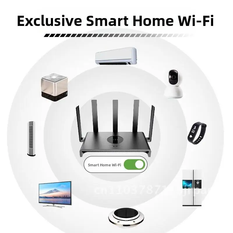 Ruijie RG-EW3000GX pro Dual WAN Port WiFi6 Gigabit Router 3000Mbps Dual-Frequency 2.4G/5G Wireless Home Network Router Black