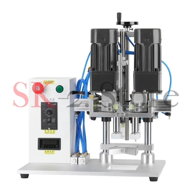New WT-90XGAutomaticScrewing Capping Sealing Machine Pneumatic Electric Capper Rubbing Sealer Fixture Models Optional for Bottle