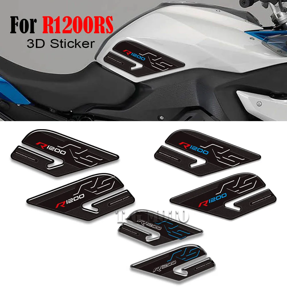 

For BMW R1200RS R 1200 RS R1200 Motorcycle Accessories 3D Epoxy Resin Tank Pad Stickers Protection Decals