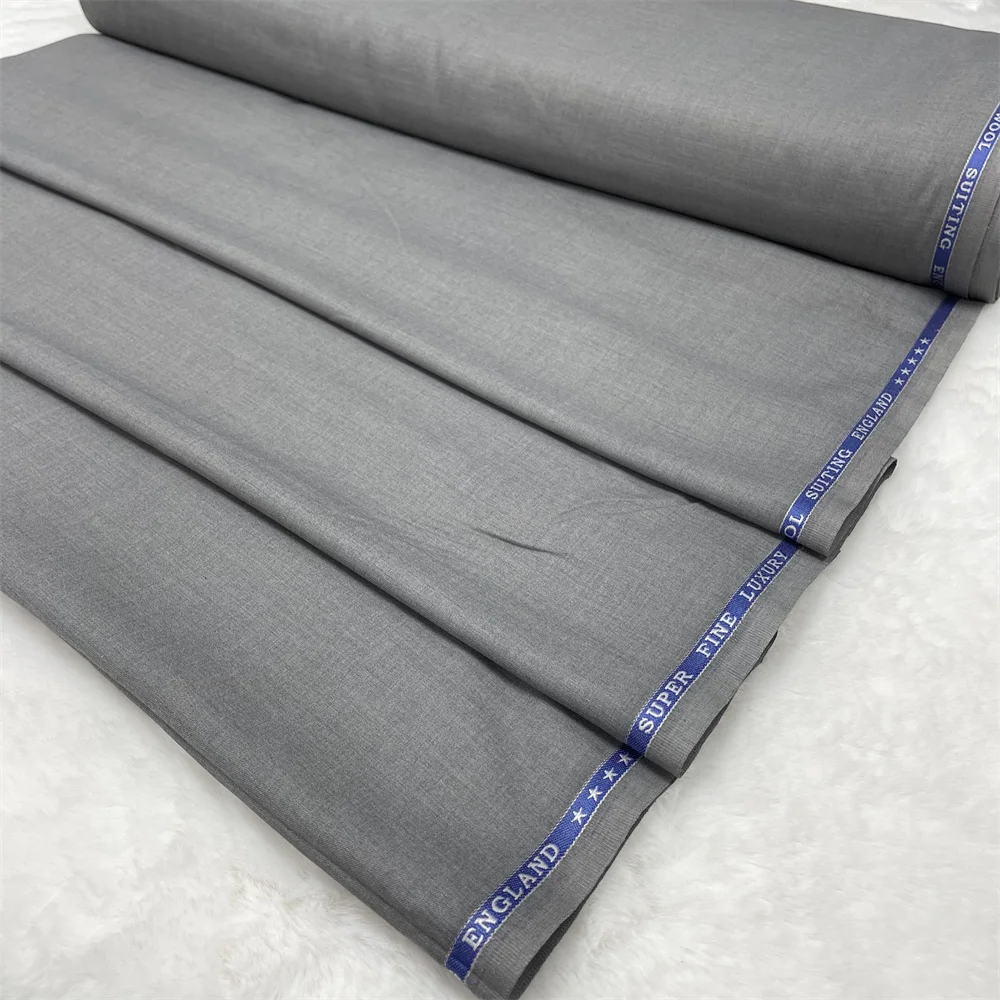 

Grey Lace Luxury African Polish Lace Fabric 2025 High Quality Swiss Lace French 100% Cotton Lace Nigeria For DIY Men Dress Hm4-1