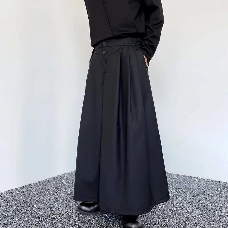 

Original k Casual Wide Leg Pants Skirt Pants Men's Japanese Sle Swordsmanip Loose Fit Youthful Vitali All Seasons