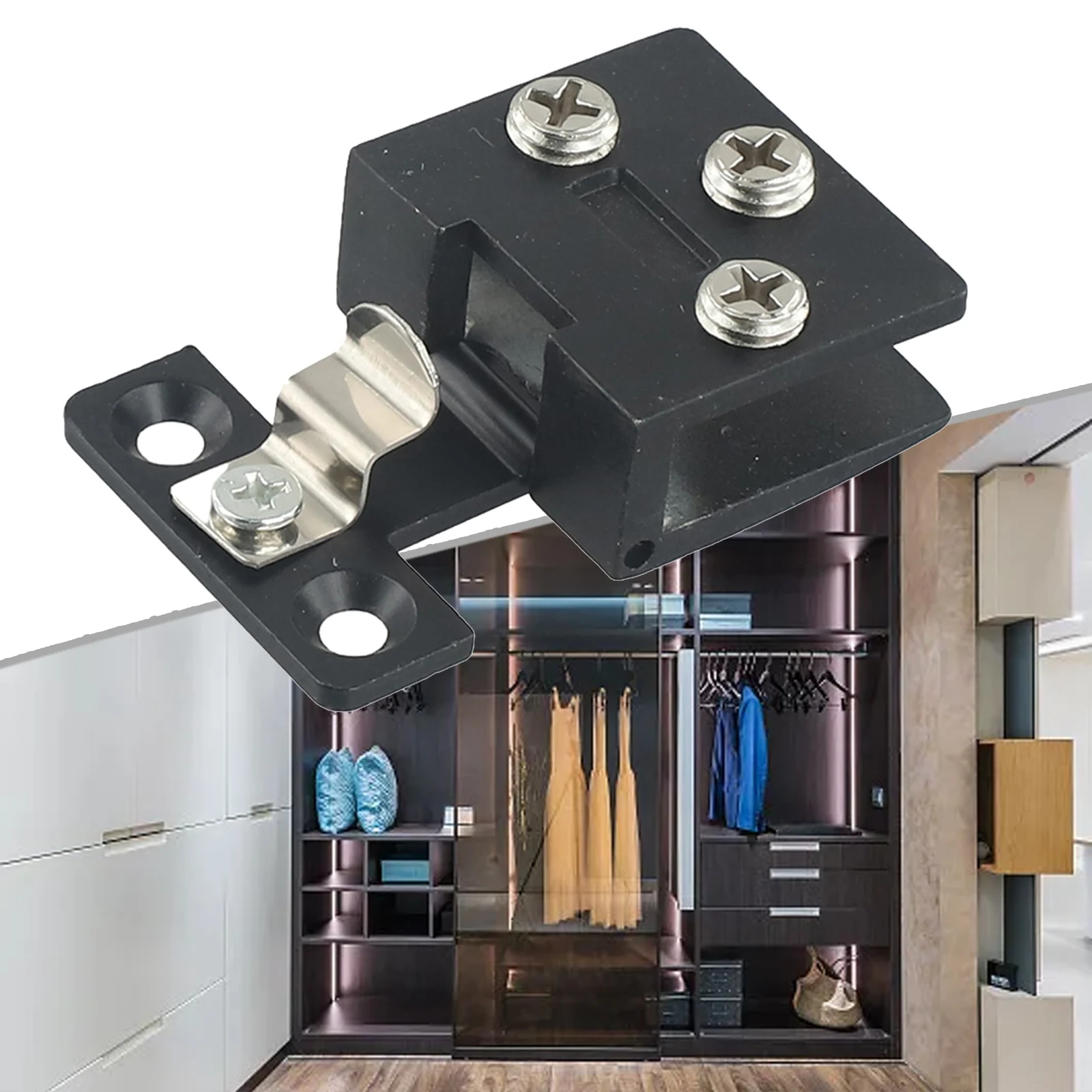 Furniture Hardware Display - Charnière sans perçage pour porte vitrée