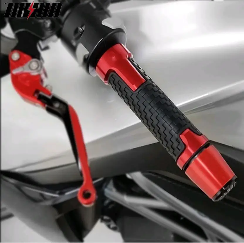 For YAMAHA XTZ660 XTZ 660 TENERE 1991-1998 Accessories 7/8 22MM Motorcycle  Handlebar Aluminum Grips Handle Bar Cap End Plugs