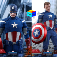 Hot Toys MMS563 1/6 Male Soldier Marvel Character 2012 Version Captain America Avengers Endgame Full Set 12\