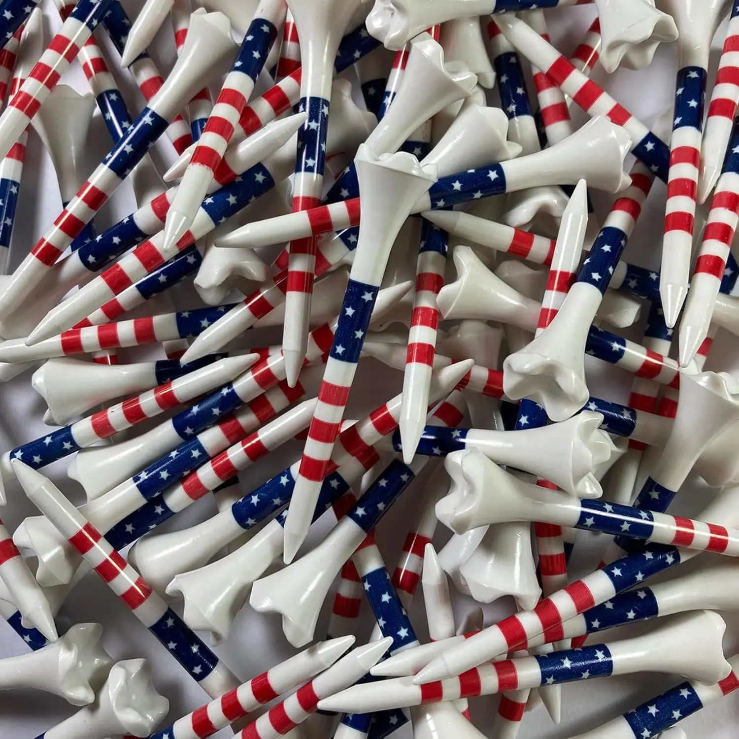 

Plastic Golf Tees 2-3/4" 100 Count Performance Tees for Drivers Low Friction Longer Drives